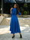 Платье А-силуэта синее | 6079988 | фото 2