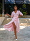 Платье А-силуэта розовое | 6079990