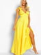 Сукня А-силуету жовта | 6087679 | фото 3