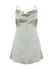 Сукня в білизняному стилі кольору хакі | 6087696 | фото 3