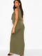 Платье для беременных цвета хаки | 6087717