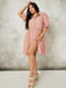 Платье А-силуэта розовое | 6087780