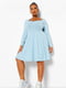 Сукня А-силуету блакитна | 6087828 | фото 3