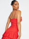 Платье А-силуэта красное | 6087846 | фото 2