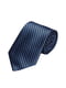 Краватка чорно-синя в зигзагоподібну смужку | 6089973 | фото 3
