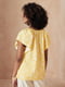 Блуза жовта в квітковий принт | 6090146 | фото 2