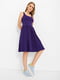 Платье А-силуэта фиолетовое | 6090633 | фото 4