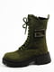 Ботинки темно-зеленые | 6090391 | фото 2