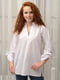 Блуза белая с вышивкой | 6090696 | фото 5