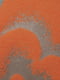 Шарф серо-оранжевый с цветочным рисунком | 6092825 | фото 2