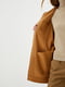 Куртка-рубашка светло-коричневая | 6094482 | фото 4