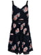 Сукня А-силуету чорна в квітковий принт | 6095871 | фото 3