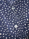 Сукня А-силуету темно-синя з принтом | 6095935 | фото 3