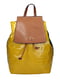 Рюкзак жовто-коричневий | 6096234