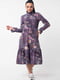 Сукня фіолетова з візерунком | 6086981 | фото 6