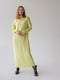 Сукня А-силуету жовта | 6096326