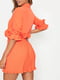 Платье А-силуэта оранжевое | 6096530 | фото 2