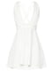 Платье А-силуэта белое | 6096546 | фото 3