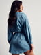 Платье-рубашка голубое | 6096706 | фото 2