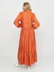 Сукня атласна теракотового кольору | 6068138 | фото 2