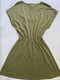 Сукня А-силуету кольору хакі | 6068452 | фото 3