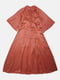 Сукня атласна теракотового кольору | 6096820 | фото 2
