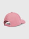 Бейсболка розовая с принтом | 6100871 | фото 2
