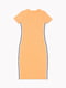 Платье-футболка оранжевого цвета | 6100880 | фото 5
