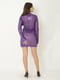 Сукня-футляр фіолетова в принт | 5791632 | фото 2