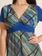 Сукня А-силуету різнокольорова в смужку | 6102099 | фото 3