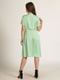 Платье А-силуэта зеленое | 6102100 | фото 2