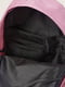 Рюкзак розовый с принтом | 6104199 | фото 5