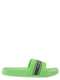 Шлепанцы зеленые с принтом | 6105338 | фото 2