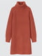 Платье-свитер террракотового цвета | 6105391