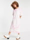 Платье-футболка розовое в принт | 6109713 | фото 2