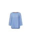 Блуза блакитна в смужку | 6109916