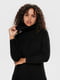 Платье-свитер черное | 6109993 | фото 4