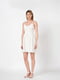 Платье А-силуэта белое | 6110060