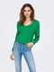 Пуловер зеленый | 6110090