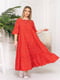 Сукня А-силуету червона в горошок | 6108231 | фото 5
