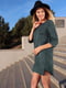 Сукня А-силуету зелена | 6108255 | фото 3