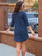 Сукня А-силуету синя | 6108257 | фото 4