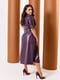 Сукня А-силуету фіолетова | 6108468 | фото 3