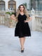 Платье А-силуэта черное | 6108495 | фото 2