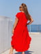 Платье А-силуэта красное | 6108575 | фото 2