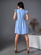 Сукня А-силуету блакитна | 6108683 | фото 4