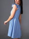 Сукня А-силуету блакитна | 6108683 | фото 6