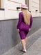 Сукня-футляр фіолетова | 6108806 | фото 3