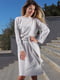 Сукня А-силуету сіра | 6108831 | фото 5