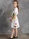 Сукня-вишиванка біла з квітковою вишивкою | 6110764 | фото 3
